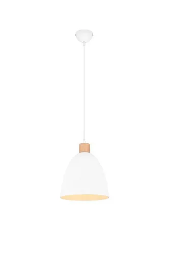 Trio R30681031 Hängende Deckenleuchte Jagger | 1x40W E27 - Stilvolles Holzdesign - Lampen - Die Trio Jagger Leuchte kombiniert modernes Holzdesign mit einer warmen Lichtquelle für eine einladende Atmosphäre.