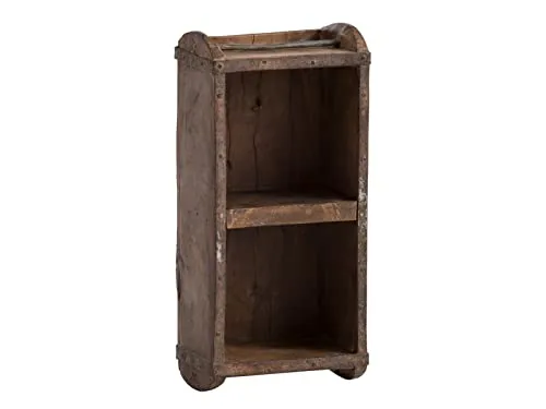 massivum Wanddekoobjekt Dekokiste Ziegelform - Deko-Objekte aus hochwertigem Altholz, ideal für kreative Wandgestaltungen und bietet zusätzlichen Stauraum.