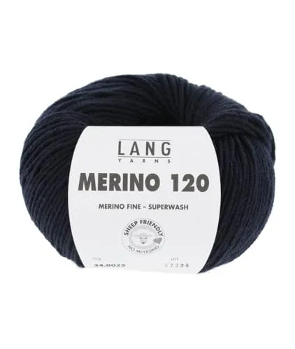 Merino 120 Superwash 0025 dunkelblau