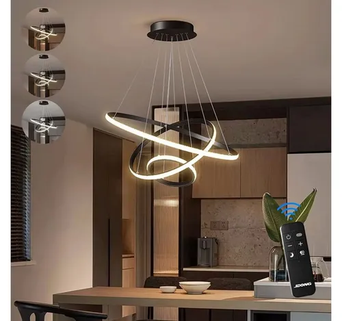 JDONG Alexa Deckenlampe 36W, 40cm - Smart Wifi Dimmbar - Deckenleuchte mit RGB und Warm- bis Kaltweiß (3000-6500K), steuerbar via App und Alexa. Ideal für ein modernes Ambiente in jedem Raum, auch wasserfest für das Badezimmer.