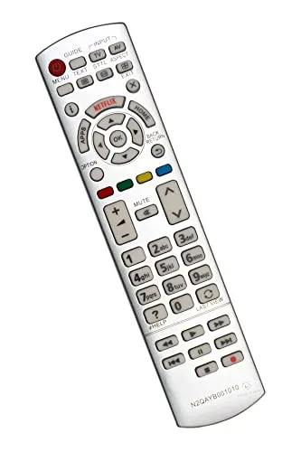 Dakana Ersatz Fernbedienung für Panasonic N2QAYB001010 Fernseher N2QAYB000842 Viera universalfernbedienung für Panasonic TV Remote Control vorkonfiguriert