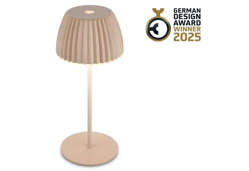 Riffle Mini LED Tischlampe – Dimmbar und Kabellos - Kategorie: Lampen, diese moderne Tischlampe ist tragbar, dimmbar und wasserfest (IP44), perfekt für Innen- und Außenbereiche.