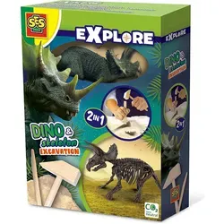SES 2-in-1 Dino und Skeletten ausgraben