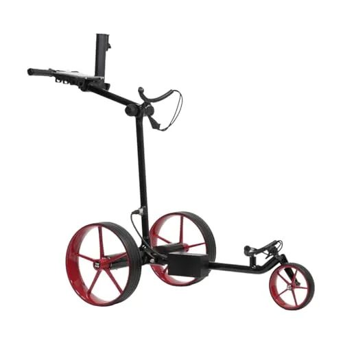 tour made RT-630 Golftrolley Elektrisch I Dual Motor I inkl. Rückwärtsgang (‎630-black-red)