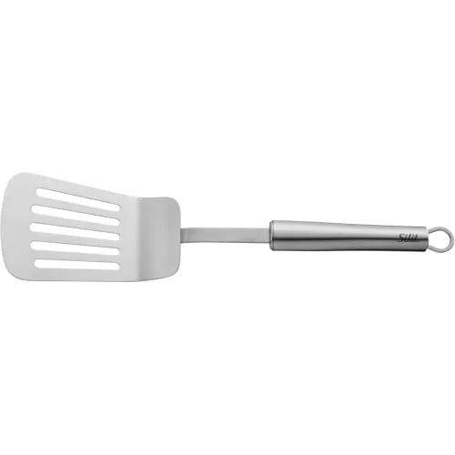Silit Classic Line Pfannenwender Edelstahl 34 cm, Edelstahl poliert, Grillspachtel, Lasagneheber, spülmaschinengeeignet