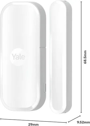 Yale Innen-Fenster-Türsensor - Erkennung des Öffnens und Schließens, Echtzeit-Benachrichtigungen und 1 km Reichweite, kompatibel mit Yale Smart Alarm