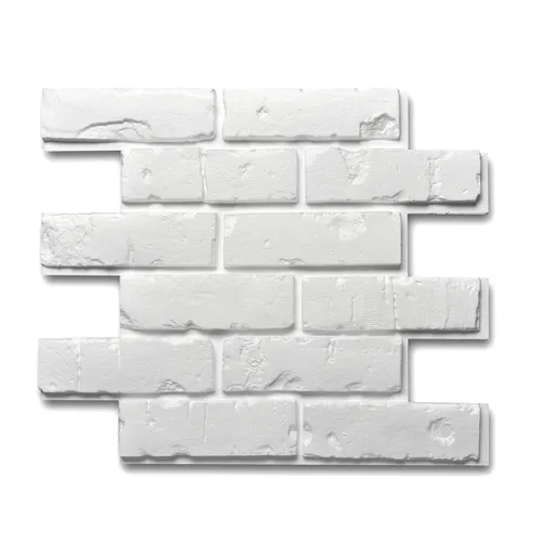 Decosa 3D Wandpaneel Brick, 59,5 x 50 cm - Sonstige Wanddekoration, beeindruckende Klinkeroptik aus leichtem Polystyrol, ideal für kreative Innenraumgestaltungen.