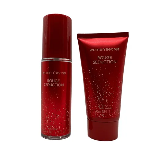 women'secret Rouge Seduction Geschenkset Body Mist 85ml + Body Lotion 90ml