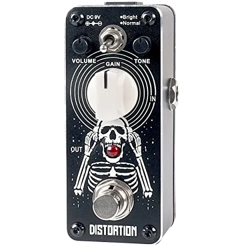Sondery Distortion Gitarren-Effektpedal, Wiederherstellung des klassischen britischen Stapel-Sounds der 70-80er Jahre – True Bypass, 2 Modi von hell und normal