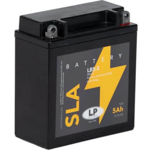 Akkuman.de Batterie AGM SLA 12V 5Ah für Motorrad Startbatterie MS LB5-3 Bleiakkus