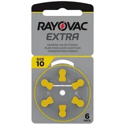 Typ 10 PR70 Rayovac Extra Advanced Hörgerätebatterien