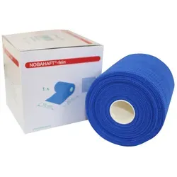 Noba Nobahaft-fein kohäsive Fixierbinde Mullbinde elastisch blau / 8 cm x 20 m