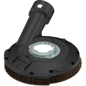 Bosch Absaughaube PRO 2608000881 - Schleifmaschinen, mit Bürstenkranz für effektive Staubabsaugung beim Schleifen von Farben, Lacken und Kunststoffen. Werkzeuglose Befestigung für einfache Handhabung.