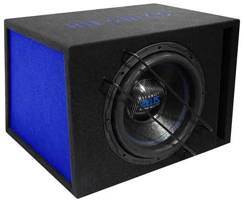 Hifonics ZSPL12R - 30 cm SPL Subwoofer Box - Car-HiFi-Lautsprecher mit bis zu 1800 W Peak, ideal für kraftvollen Bass und beeindruckenden Sound in deinem Fahrzeug.