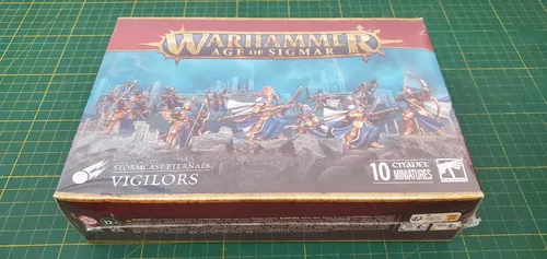 Stormcast Eternals - Vigilors, Warhammer AoS Age of Sigmar - WFB Miniaturen: Stormcast Eternals, ideal für strategische Kämpfe mit beeindruckenden Modellen für Sammler und Spieler.
