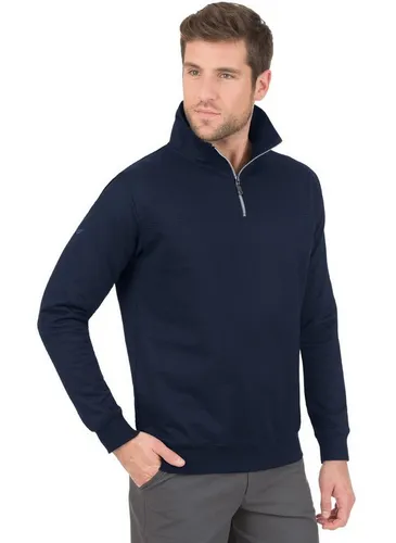 Trigema Sweatshirt TRIGEMA Sweatshirt mit Reißverschluss
