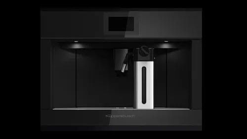 Küppersbusch Vollautomatische Kaffeemaschine mit TFT-Touch-Display, Black Velvet, CKV6800.0S DK5
