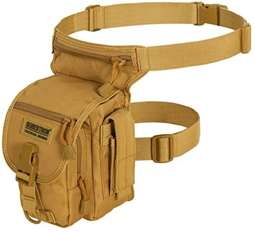 Seibertron Mode Hüfttasche Outdoor Reisen Sport Taktische Airsoft Militär Tropfen Bein Schenkel Bag Dienstprogramm Gürtel Tasche Gürtelbefestigung Leg Bag Khaki