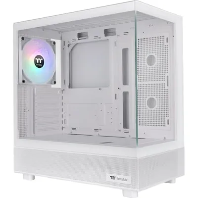Thermaltake View 270 TG ARGB | Mid Tower Gehäuse in Snow White - PC-Gehäuse mit beeindruckendem Panorama-Design und Tempered Glass, bietet Platz für bis zu 9 Lüfter und optimale Kühlmöglichkeiten mit 360-mm-Radiator.