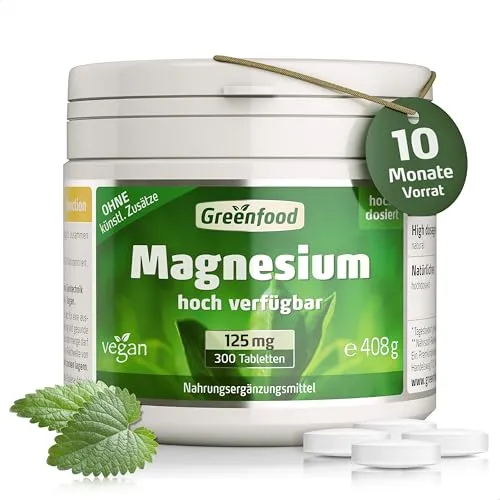 Magnesium, 375 mg, hochdosiert, 300 Tabletten