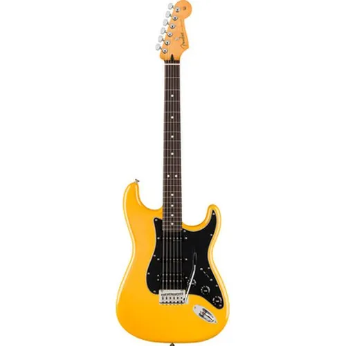 Fender Player II Modified Stratocaster HSS Sunshine Yellow - ST-Gitarre mit Erle-Korpus und Palisander/Ahorn-Hals, ausgestattet mit Noiseless Strat-Tonabnehmern und einem Humbucker für vielseitigen Sound, inkl. Deluxe Gigbag.