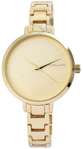 Excellanc Quarzuhr 1800136 - Elegante Damenuhr mit Metallband - Armbanduhren, stilvolle Excellanc Damenuhr mit robustem Metallband, perfekt für jeden Anlass und sorgt für einen Hauch von Eleganz.