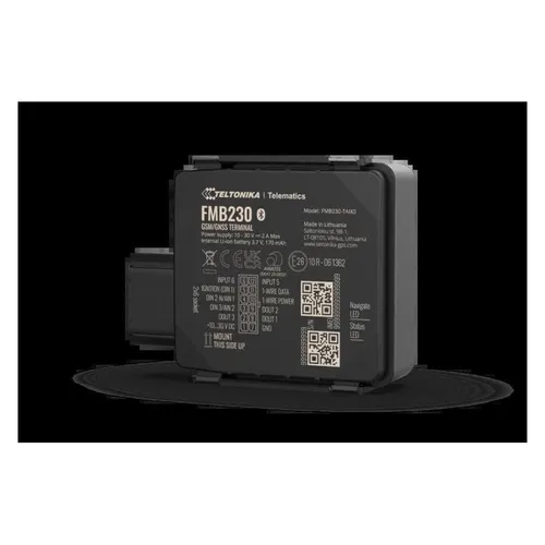 Teltonika FMB230 - Hochpräzises GPS-Tracking-Gerät - GPS Geräte mit Multi-Satellitenunterstützung (GPS/GLONASS/GALILEO/BeiDou/QZSS) und 128 MB Speicher für präzise Standortverfolgung.