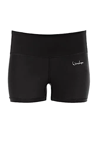 WINSHAPE Damen Functional Power Shape Hot Pants Ael502 - Figurformende Hot Pants mit Anti-Rutsch-Effekt, ideal für Fitness und Freizeit. Atmungsaktiver, eco-friendly Funktionsstoff mit leichtem Kompressionseffekt.