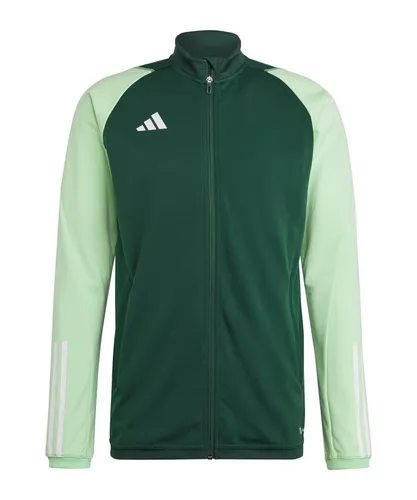 adidas Performance Sweatjacke grün XXL - Trainingsjacke aus 100% Polyester, ideal für sportliche Aktivitäten und bequem im Tragen, perfekt für Fitness und Freizeit.