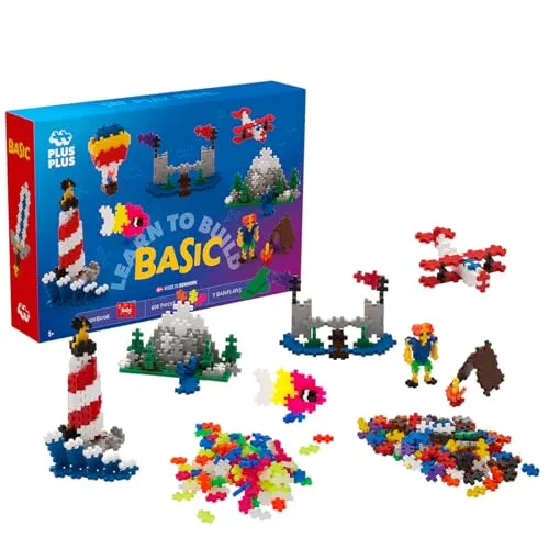 Geniales Konstruktionsspielzeug, Learn to Build Basic, Bausteine-Set, 600 Teile