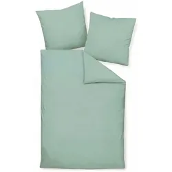 Janine Bettwäsche PIANO 0125, Soft-Seersucker, 2-teilig - Bettwäsche-Set aus 100% Baumwolle mit toller Struktur, ideal für gemütliche Nächte. Pflegeleicht und bügelfrei, perfekt für jedes Schlafzimmer.