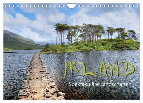 Irland - Spektakuläre Landschaften Wandkalender 2026 - Hochwertiger Fotokalender mit 12 beeindruckenden Bildern und robuster Spiralbindung. Ideal als Geschenk für Naturfreunde und zur Verschönerung Ihres Zuhauses.
