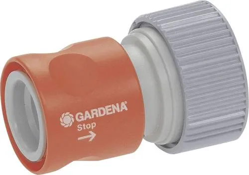 Gardena Profi-System-Übergangsstück mit Wasserstop von GARDENA
