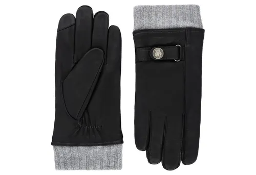 Roeckl Lederhandschuhe DAHLEN TOUCH Handschuhe mit Strickbündchen und Verschluss