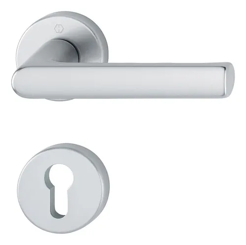 Hoppe SchnellstiftPlus-Aluminium-Innentür-Rosetten-Garnitur 1700/42 KB/42KBS, F9714M, PZ, 37-47 - 11907939