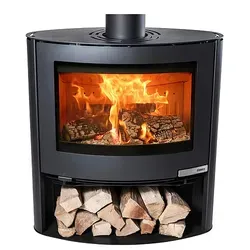 Aduro 15-2 Kaminofen – Stahl schwarz, 6,5 kW - Kaminöfen, energieeffizient mit EEK A, sorgt für wohlige Wärme und gemütliche Atmosphäre in Ihrem Zuhause.