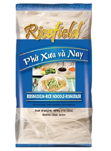 [ 400g ] RICEFIELD Vietnam Reisnudeln / Stärke 4mm / Rice Noodle