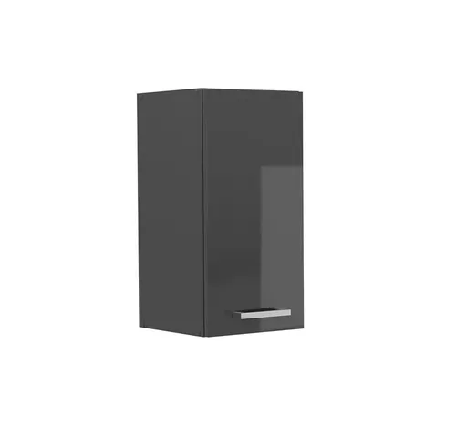 Vicco Hängeschrank R-Line, Anthrazit Hochglanz/Anthrazit, 30 cm