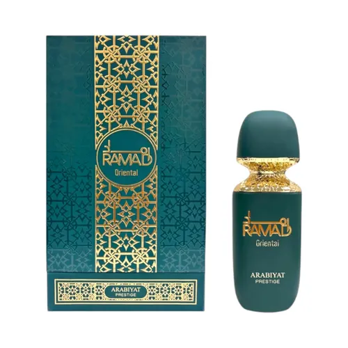 Arabiyat Prestige Ramad Oriental Eau De Parfum 100 ml - Exotischer Duft - Erleben Sie den luxuriösen Duft von Arabiyat Prestige Ramad Oriental. Ideal für besondere Anlässe, verleiht dieser Duft einen Hauch von Eleganz und Exotik.
