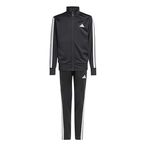 adidas Sportswear Trainingsanzug J 3S TR TS 205 (2-tlg) - Black / White - Trainingsanzüge für Kinder, atmungsaktives Polyester-Material sorgt für optimalen Komfort beim Sport und Spiel.