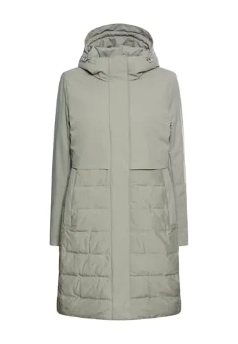 camel active Funktionsmantel 46 in Green - Funktionsjacke aus 100% Polyester, wasserabweisend und ideal für aktive Outdoor-Aktivitäten.