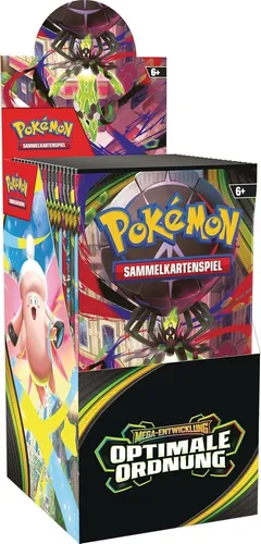 Pokémon-Sammelkartenspiel: Boosterpack-Display Mega-Entwicklung – Optimale Ordnung