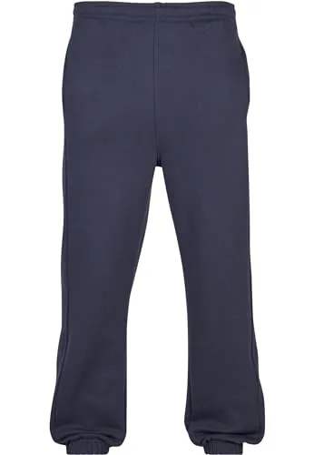 Jogginghose URBAN CLASSICS Herren Sweatpants - Herren-Stoffhosen in navy, gefertigt aus 65% Baumwolle für ultimativen Komfort und einen lockeren Sitz. Ideal für entspannte Tage zu Hause oder unterwegs.