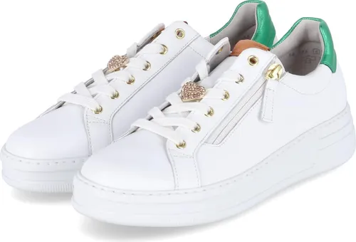 Gabor Low Sneaker in Weiß (Größe 43 EU) - Stylische Sneaker aus Glattleder in Größe 43, ideal für den Alltag. Komfortable Sohle aus Synthetik für angenehmes Tragegefühl.