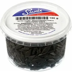 Salmix Salmiakpastillen N - Handgefertigte Lakritzpastillen für Erwachsene, extra stark und nach Original-Rezeptur von 1949. Ideal für Lakritzliebhaber!