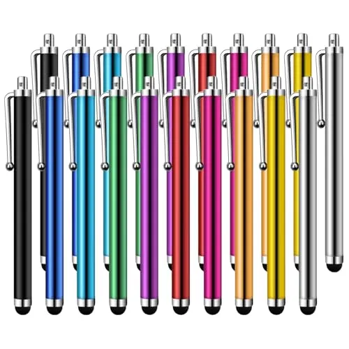 Rpanle Stylus Pen [20 Stück] Tablet Stift, Touchscreen Stift, Universelle Handy Stift für Tablets, i-Pad Mini, i-Pad Pro, Smartphones, Samsung Galaxy - Mehrere Farben