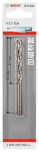 Bosch Accessories Bosch Professional Metallbohrer HSS-Cobalt (Ø 6 mm)