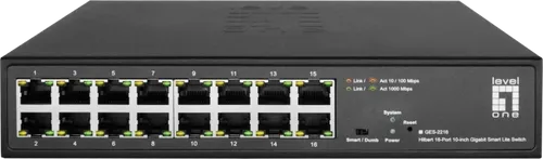 LevelOne Switch 16x GE GES-2216 Hilbert 10