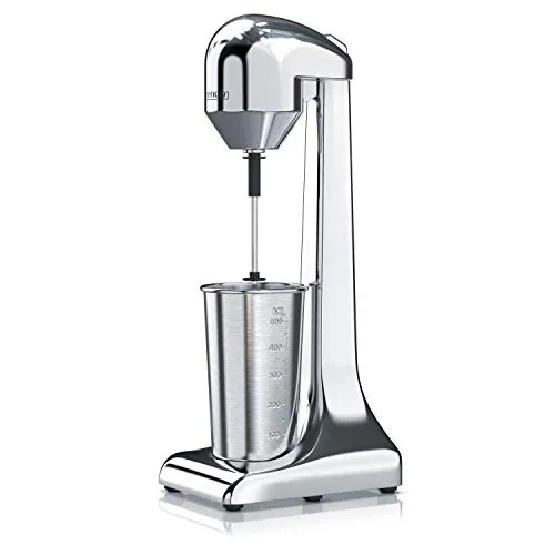 Arendo Drink Mixer - 500 ml Standmixer für Fitness Drinks - Eleganter Standmixer mit 22.000 U/min für proteinreiche Getränke, Smoothies und Cocktails. Spülmaschinengeeigneter Becher und 2 Geschwindigkeitsstufen für optimale Ergebnisse.
