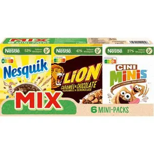Nestle Cornflakes Mix Cerealien, Portionspackungen, 3 Sorten, 200g